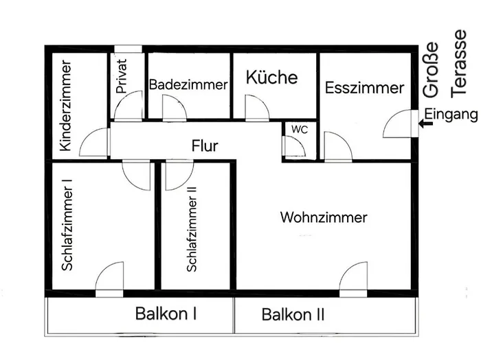 Grossraumbude 44 - Haus Baltic *